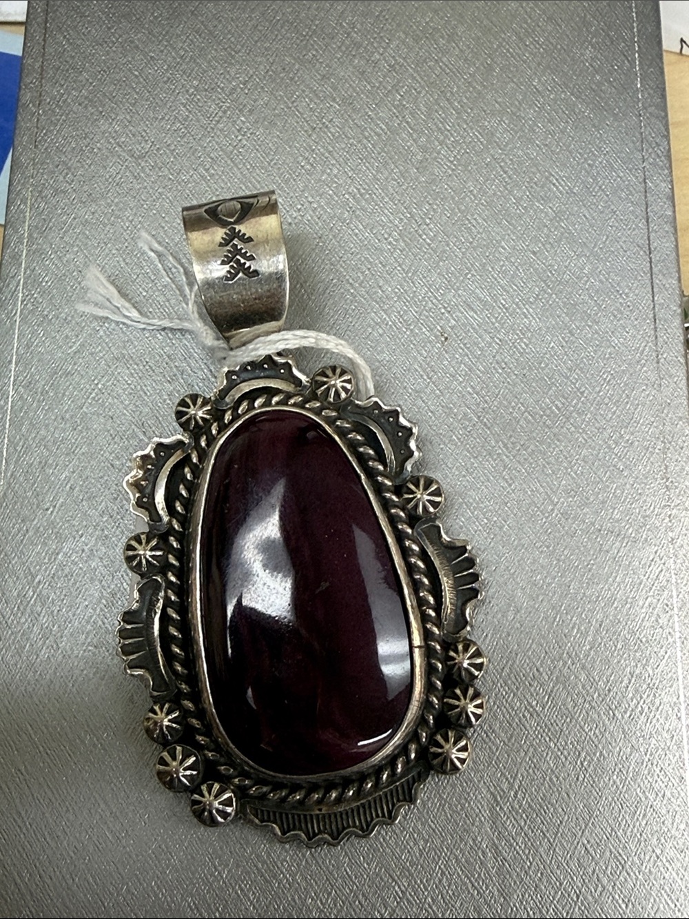 Sterling Silver Purple Spiny turq